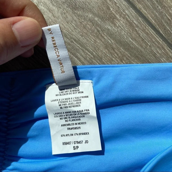 NWOT  Becca Fine Line Ribbed Bikini Bottoms - Picture 4 of 6